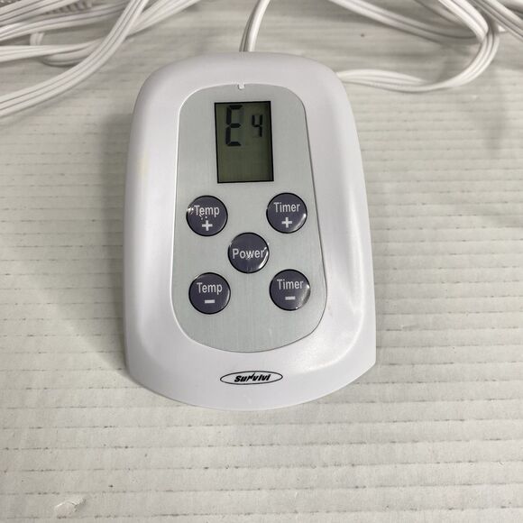 Survivi SQB-T/F/Q/KC White Electric Blanket Controller 100W Temp/Timer White - Picture 1 of 4